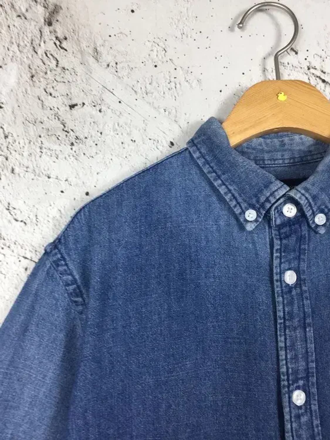 헤지스 긴팔 데님 셔츠 중청 M 1100374 상품이미지5