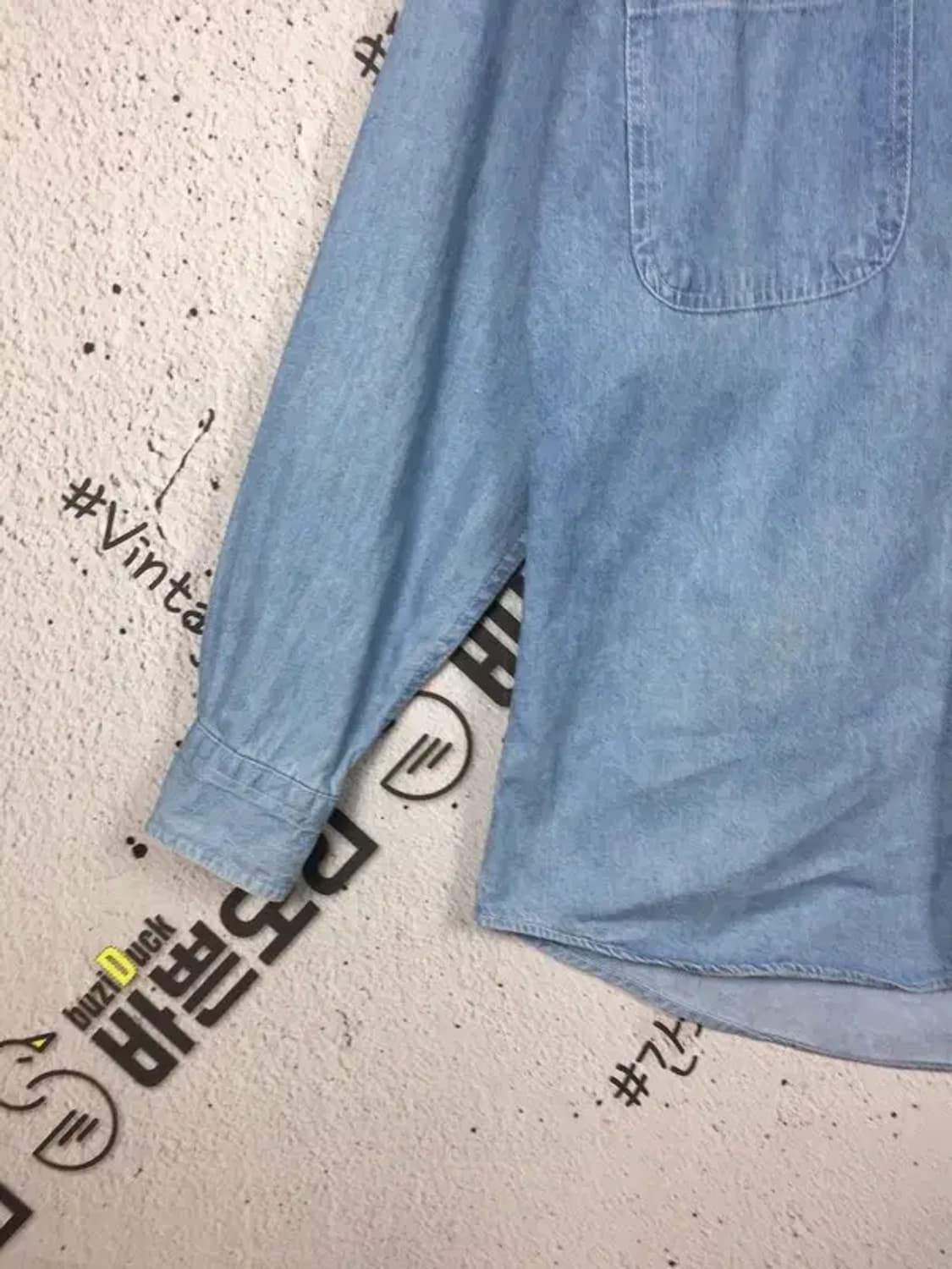 리바이스 포켓 데님 셔츠 라이트 워시 연청 M 1100376 상품이미지5