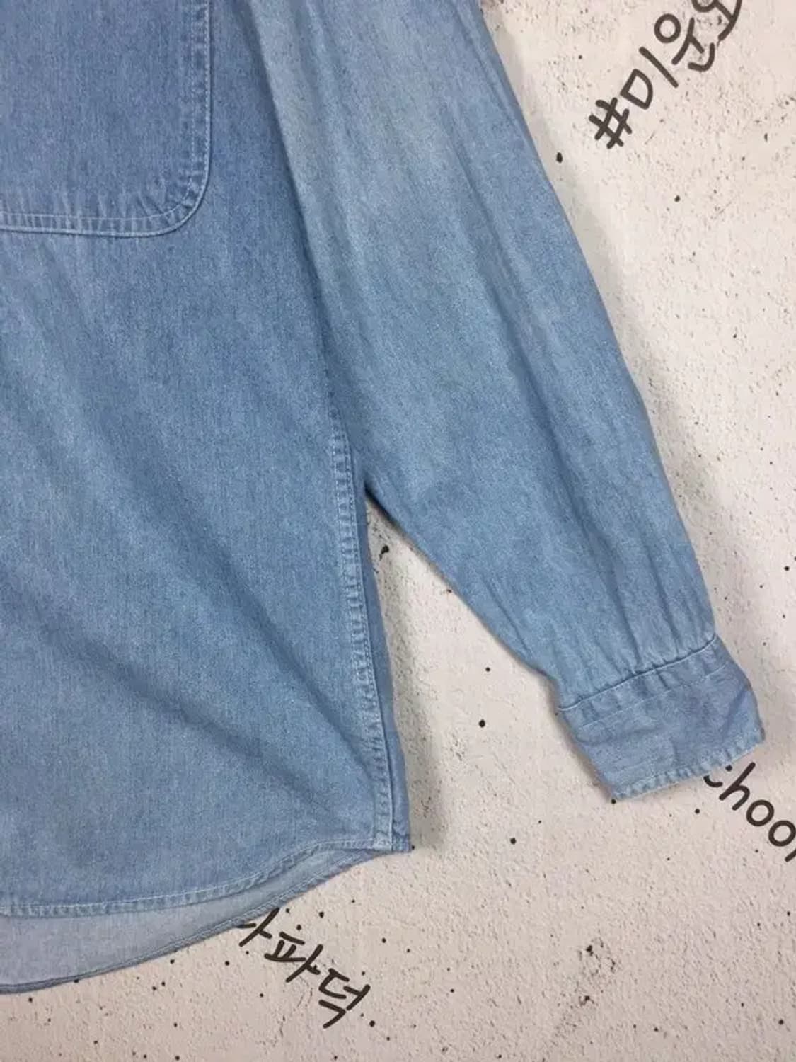 리바이스 포켓 데님 셔츠 라이트 워시 연청 M 1100376 상품이미지6