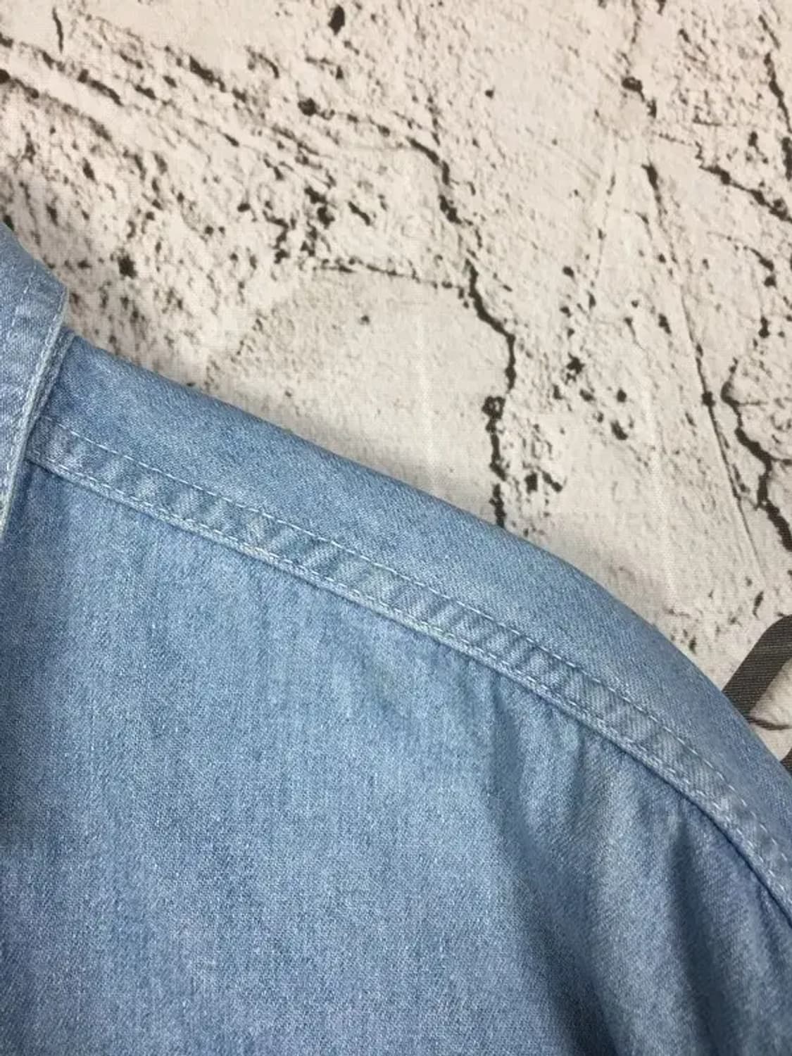 리바이스 포켓 데님 셔츠 라이트 워시 연청 M 1100376 상품이미지9