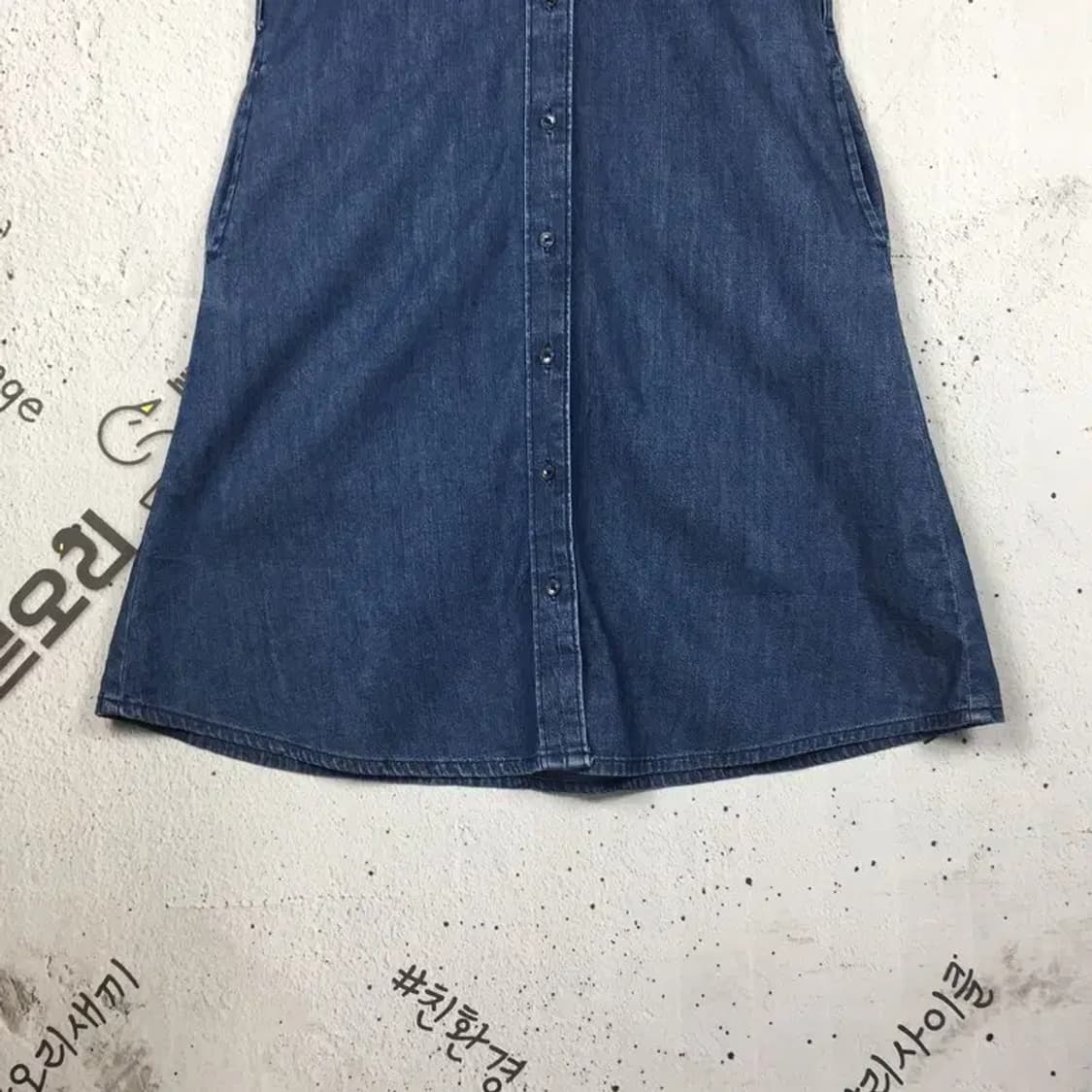 타미힐피거 여성 데님 원피스 셔츠 진청 2(US) 1100382 상품이미지8