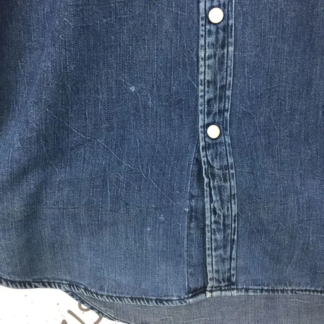 리바이스 웨스턴 데님 셔츠 진청 M 1100377 상품이미지10