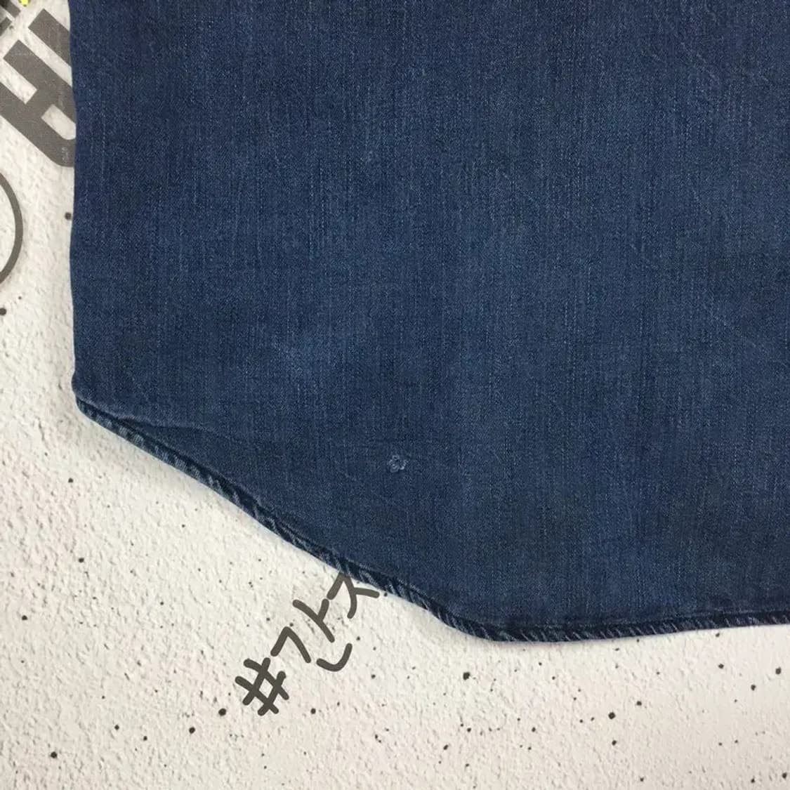 리바이스 웨스턴 데님 셔츠 진청 M 1100377 상품이미지9