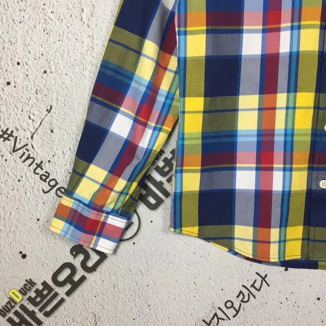 아베크롬비 머슬핏 긴팔 셔츠 다채색 S 1100381 상품이미지5