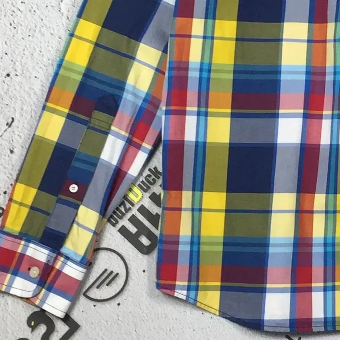 아베크롬비 머슬핏 긴팔 셔츠 다채색 S 1100381 상품이미지7