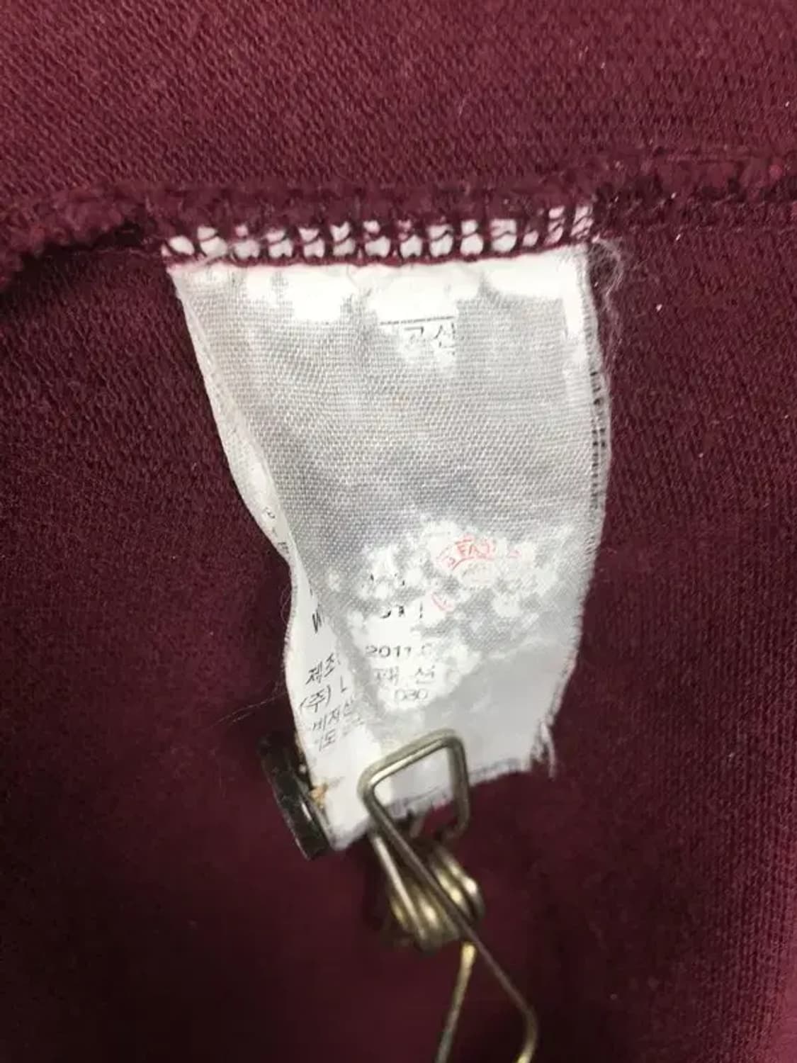 헤지스 퍼피 긴팔 캐주얼 슬림핏 카라티 와인 100 2100171 상품이미지8