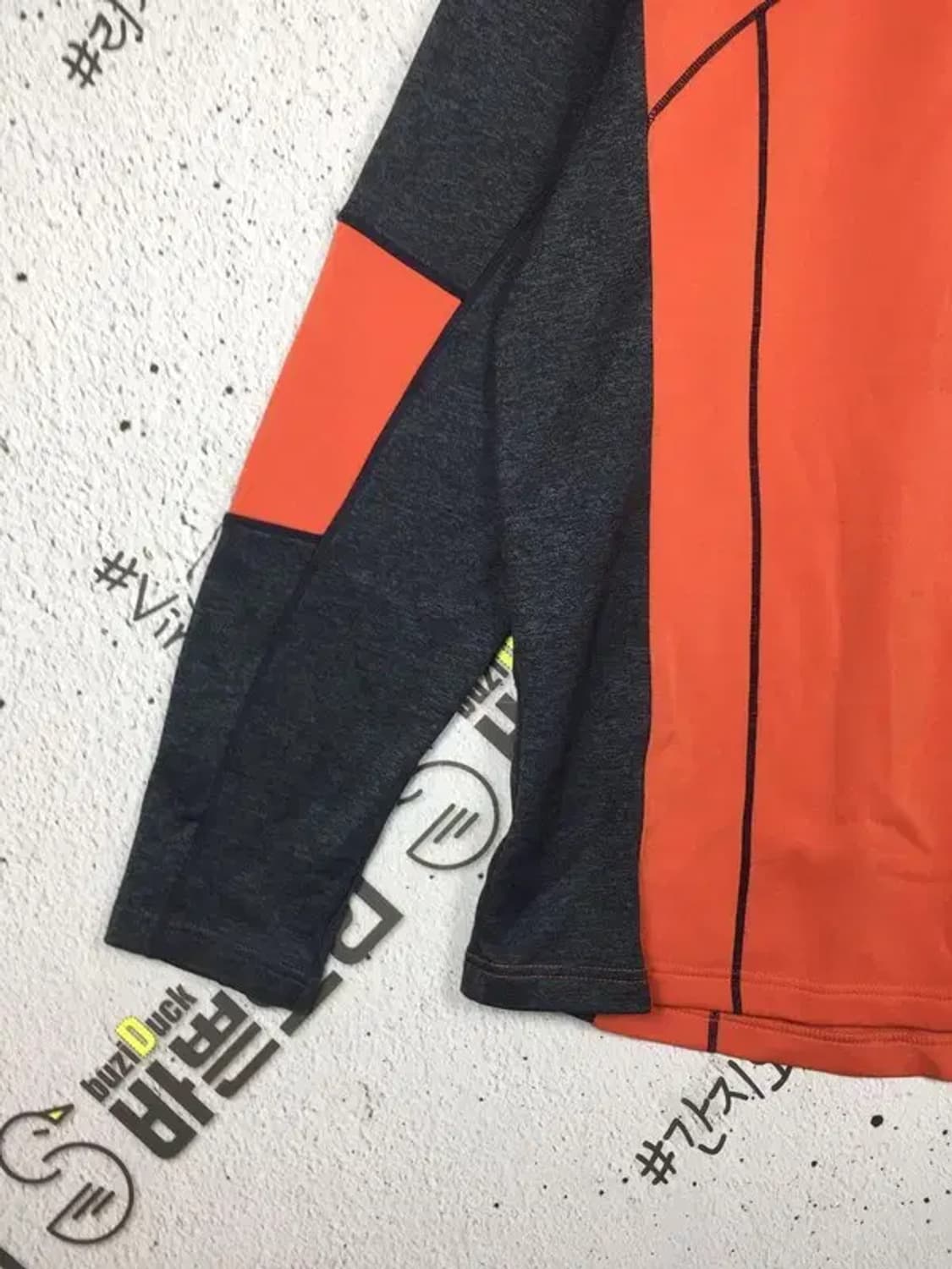 아이더 하프집업 등산 기모 긴팔 티 코랄 XL 2100172 상품이미지5