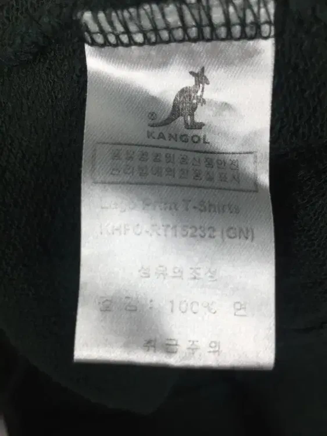 캉골 미드 박스로고 코튼 맨투맨 빈티지 그린 L 2200251 상품이미지8