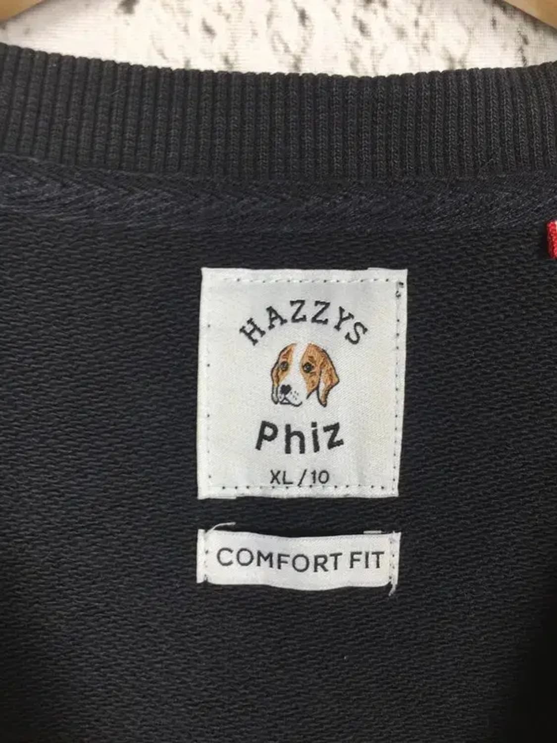 헤지스 피즈 컴포트핏 스몰로고 맨투맨 블랙 XL/10 2200253 상품이미지7