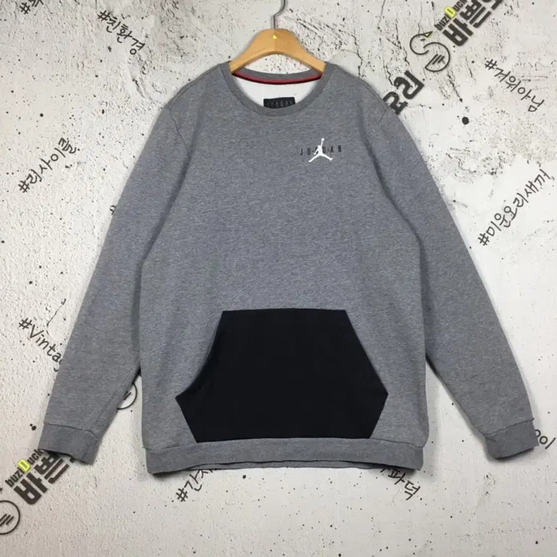 나이키 조던 기모 맨투맨 그레이 L 2200255 상품이미지1