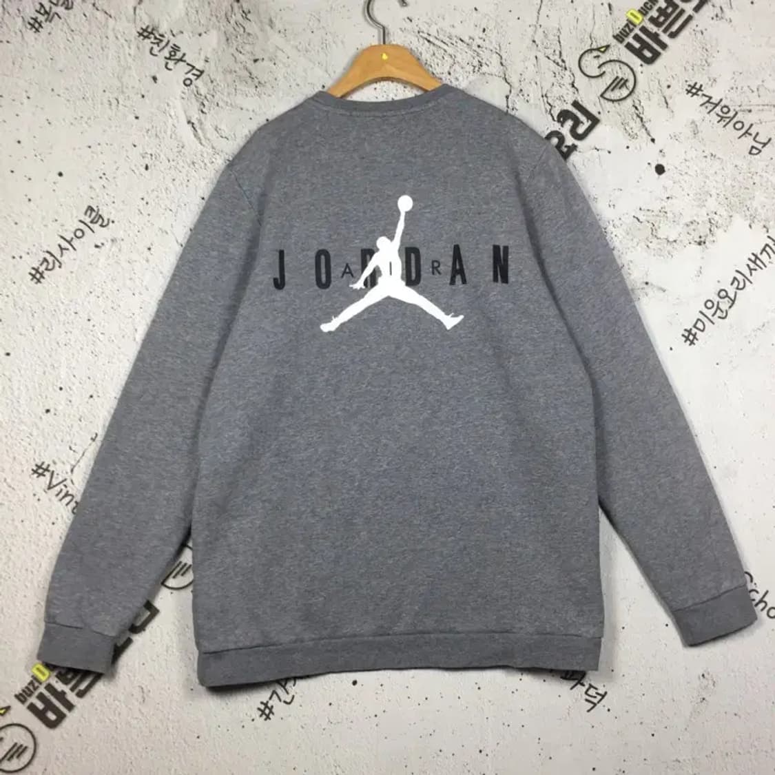 나이키 조던 기모 맨투맨 그레이 L 2200255 상품이미지2