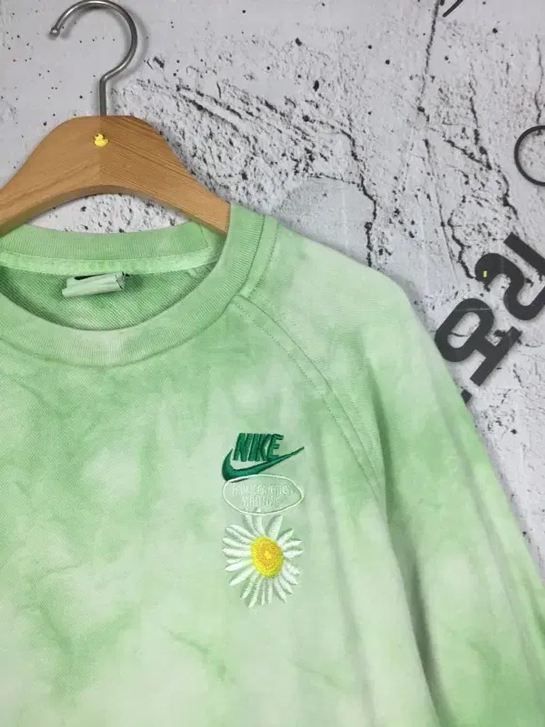 나이키 프랜치테리 자수 에시드워시 맨투맨 그린 M 2200256 상품이미지4