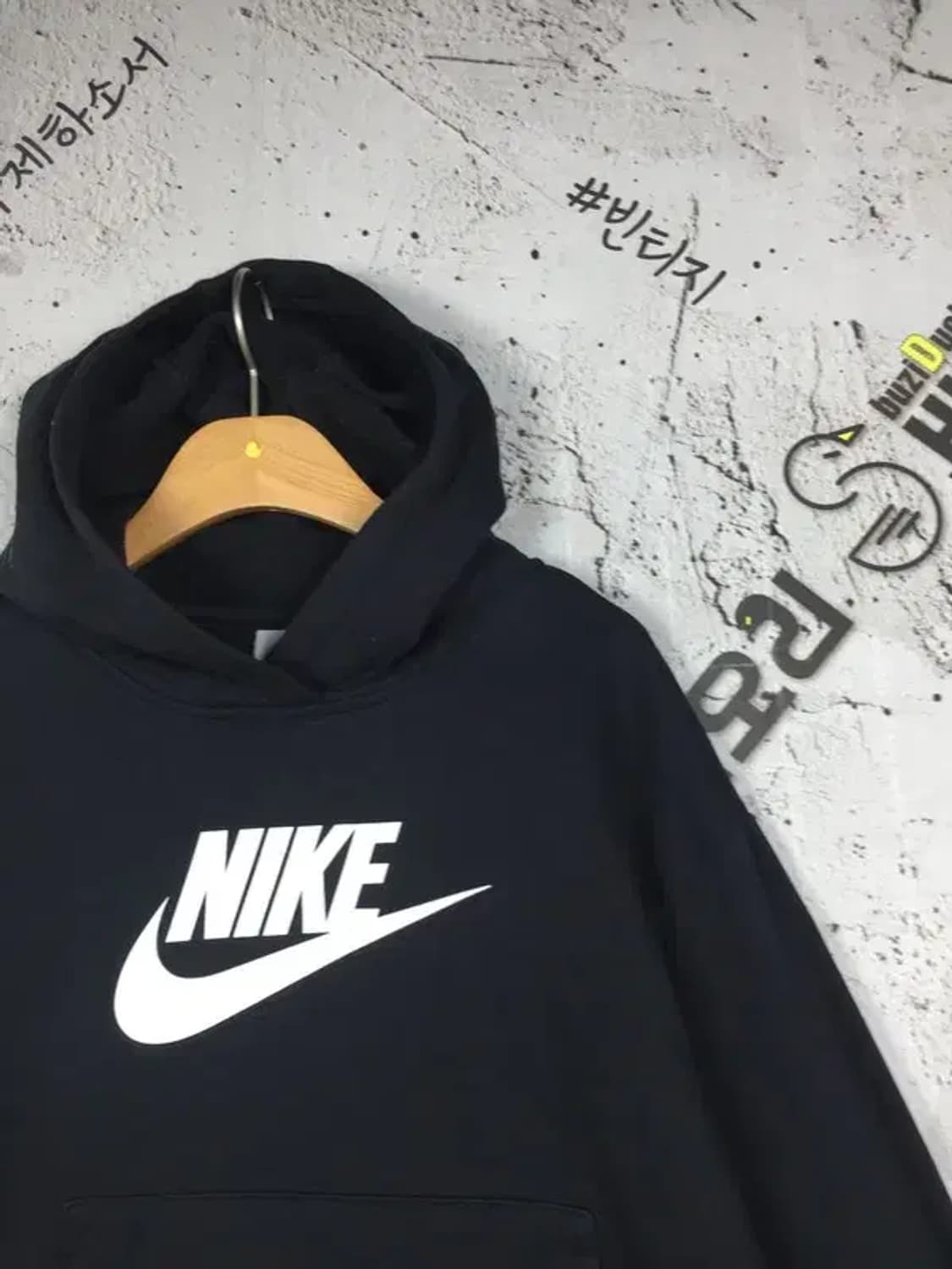 나이키 여성 기모 주니어 XL 후드티 블랙 80 2300247 상품이미지4
