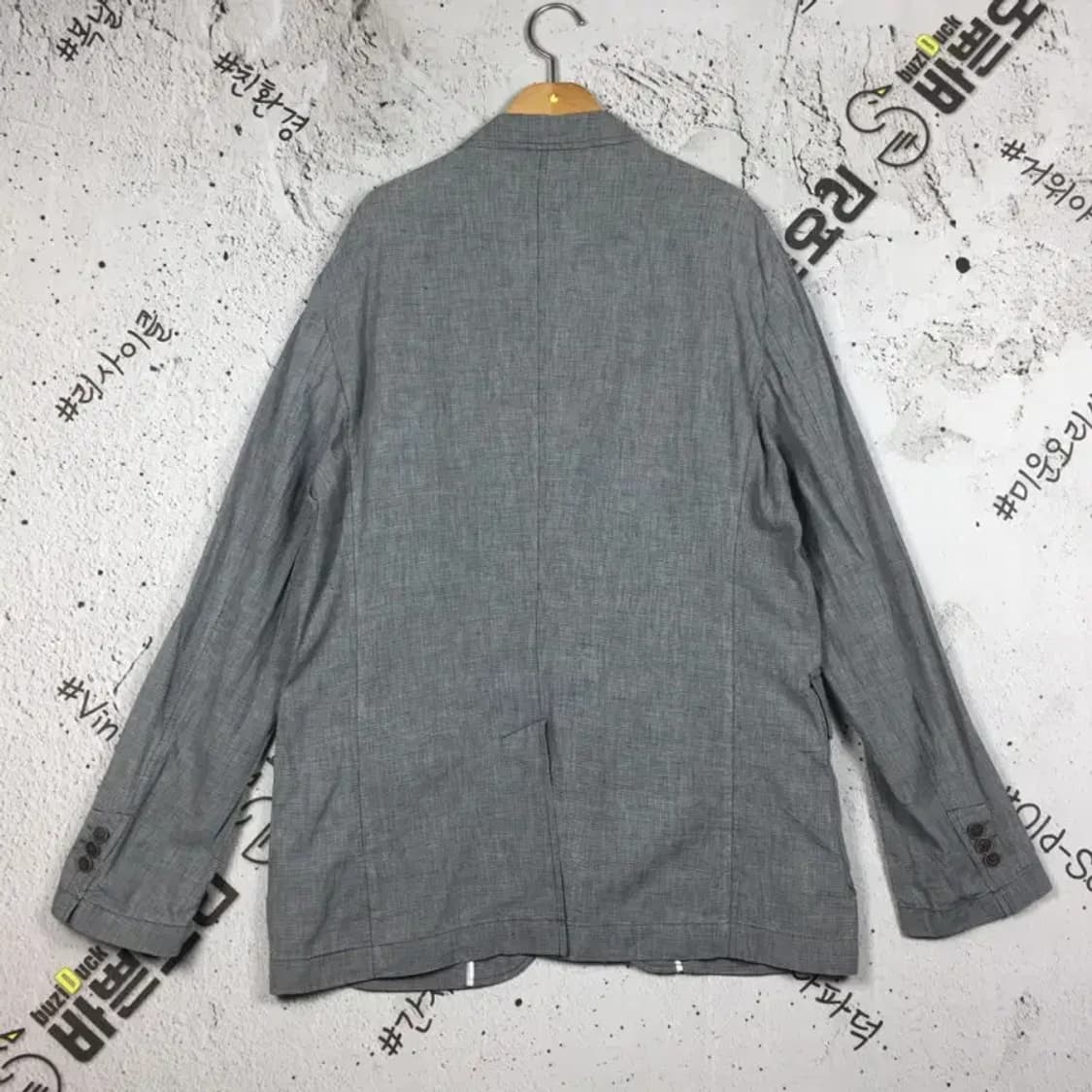 헨리코튼 마 면 혼방 블레이저 자켓 그레이 105 3200094 상품이미지2