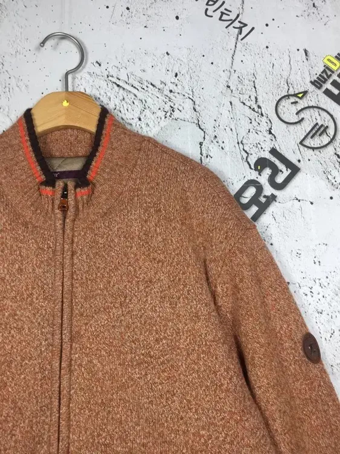 조이 골프 방풍 가디건 자켓 브라운 100 3200095 상품이미지4