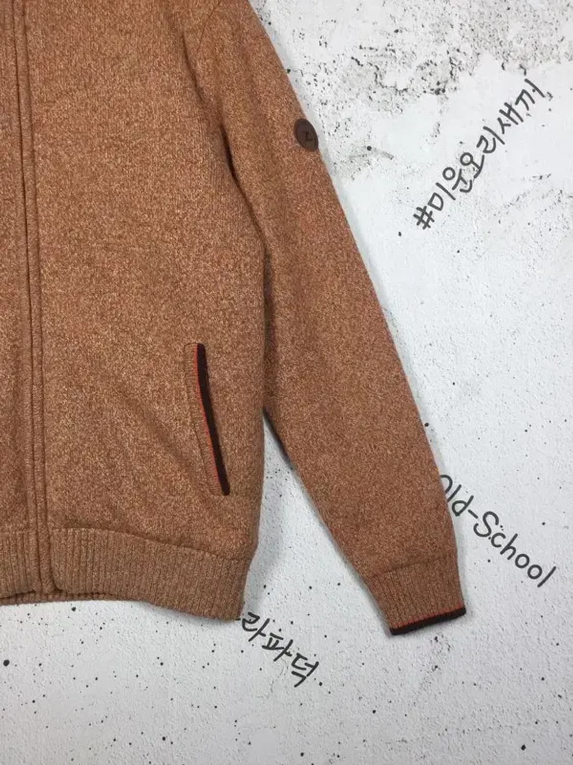 조이 골프 방풍 가디건 자켓 브라운 100 3200095 상품이미지6