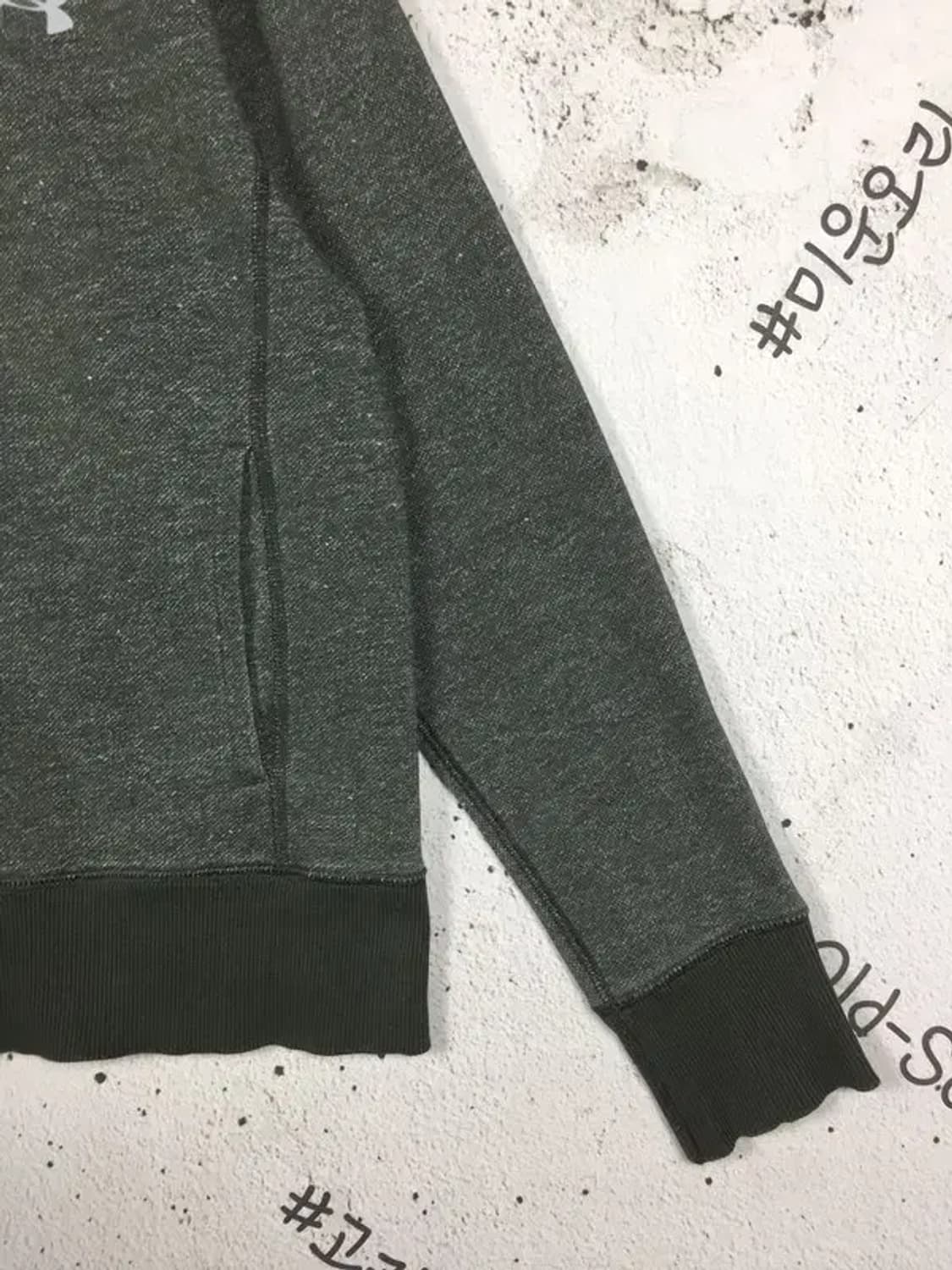 언더아머 폴리 후드 집업 그레이 MD 2300252 상품이미지6