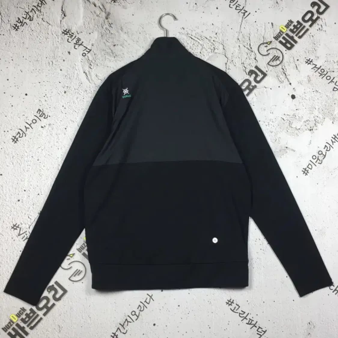 데상트 집업 바람막이 져지 블랙 L 3100264 상품이미지2