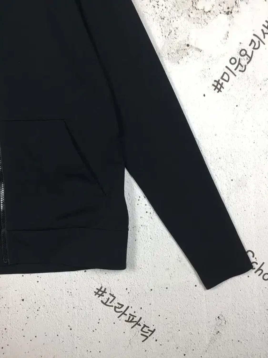 데상트 집업 바람막이 져지 블랙 L 3100264 상품이미지6