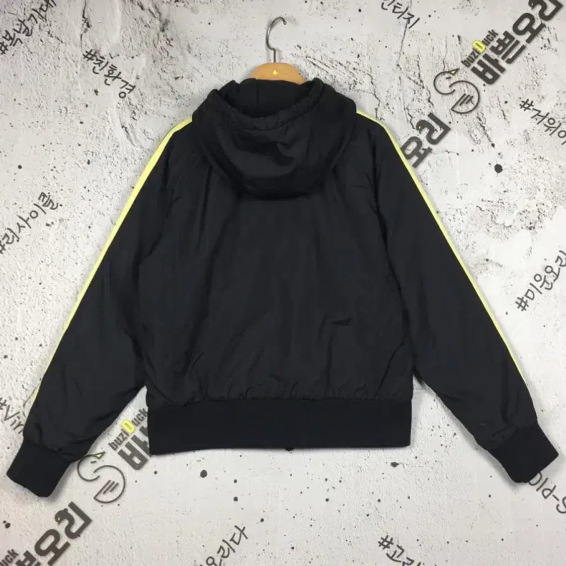 아디다스 여성 립 후드 자켓 집업 블랙 90 3400188 상품이미지2