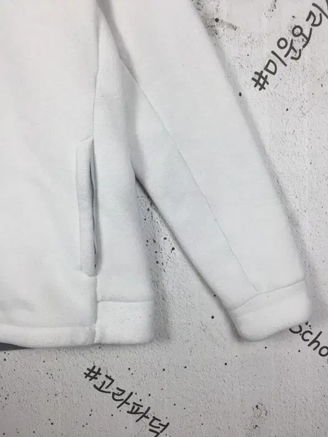 디스커버리 집업 후드 후리스 점퍼 라이트 화이트 95 3400190 상품이미지6