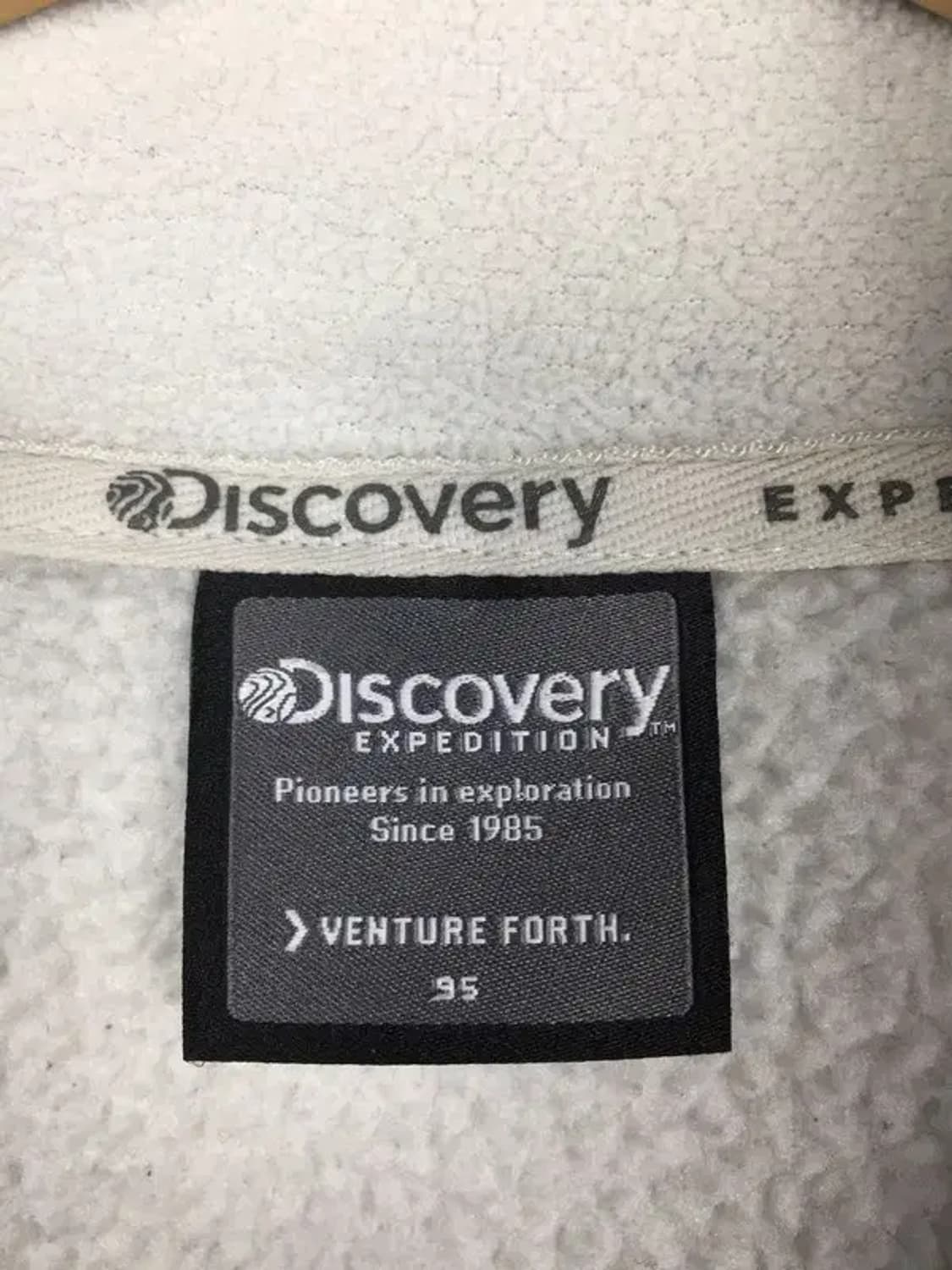 디스커버리 집업 후드 후리스 점퍼 라이트 화이트 95 3400190 상품이미지7