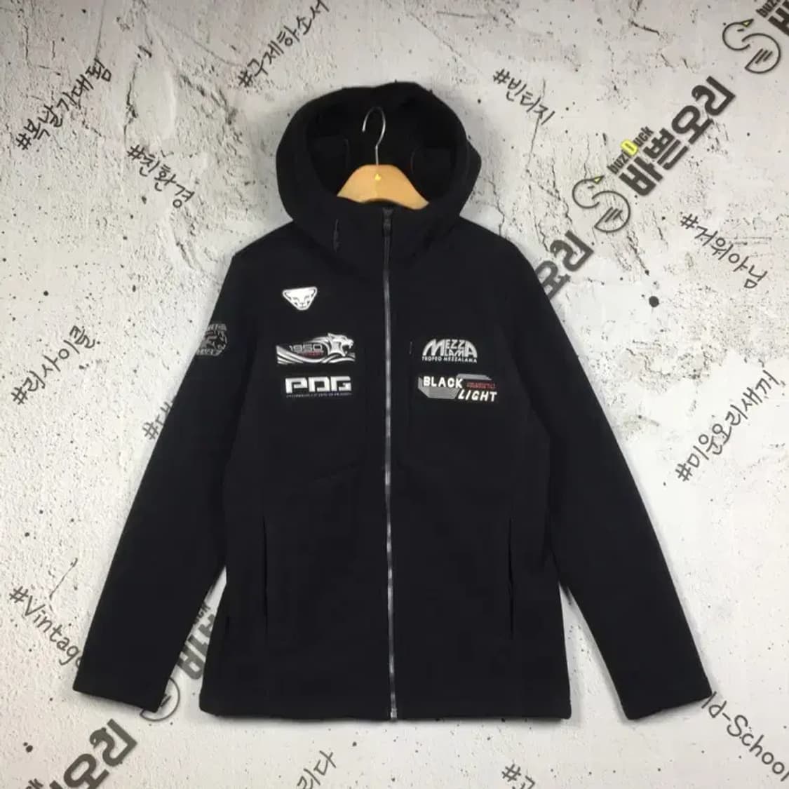 다이나핏 여성 기모 레전더리 플리스 자켓 블랙 XS(85) 3400189 상품이미지1