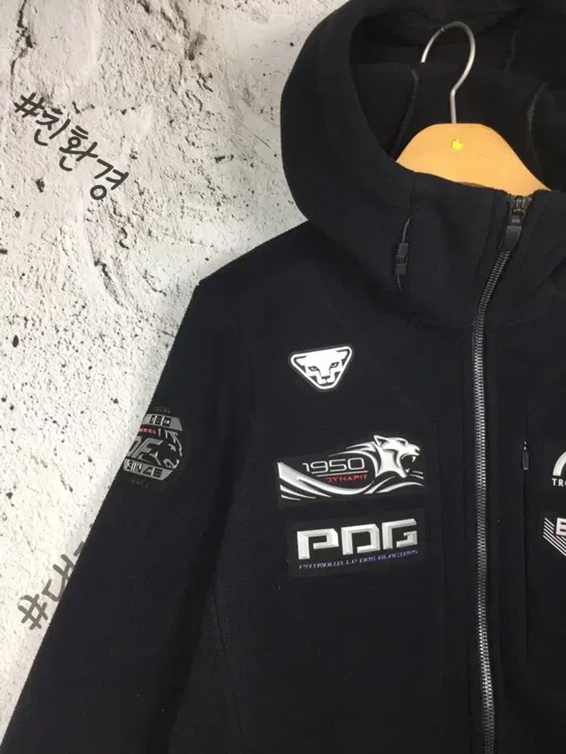 다이나핏 여성 기모 레전더리 플리스 자켓 블랙 XS(85) 3400189 상품이미지5