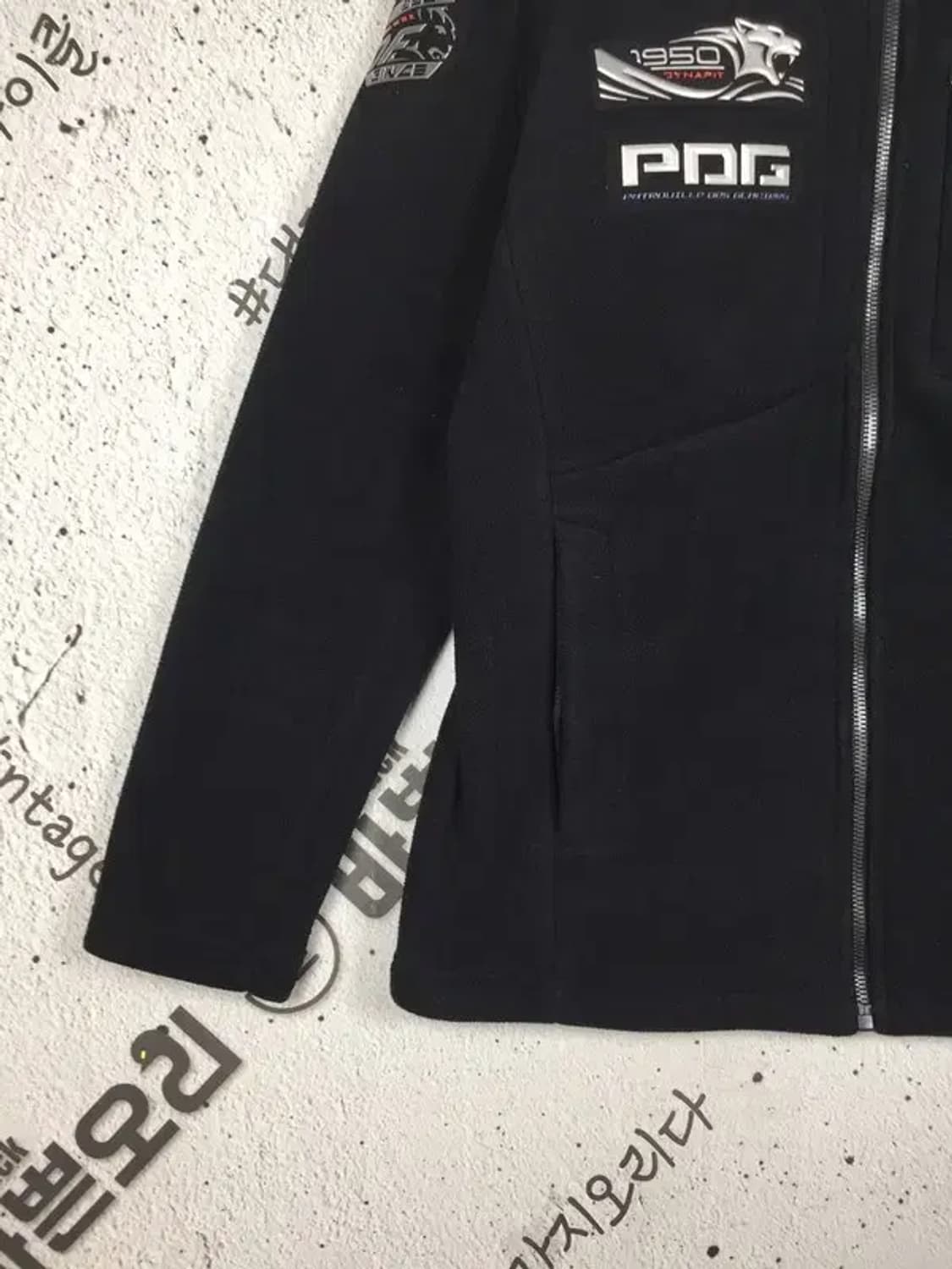 다이나핏 여성 기모 레전더리 플리스 자켓 블랙 XS(85) 3400189 상품이미지6