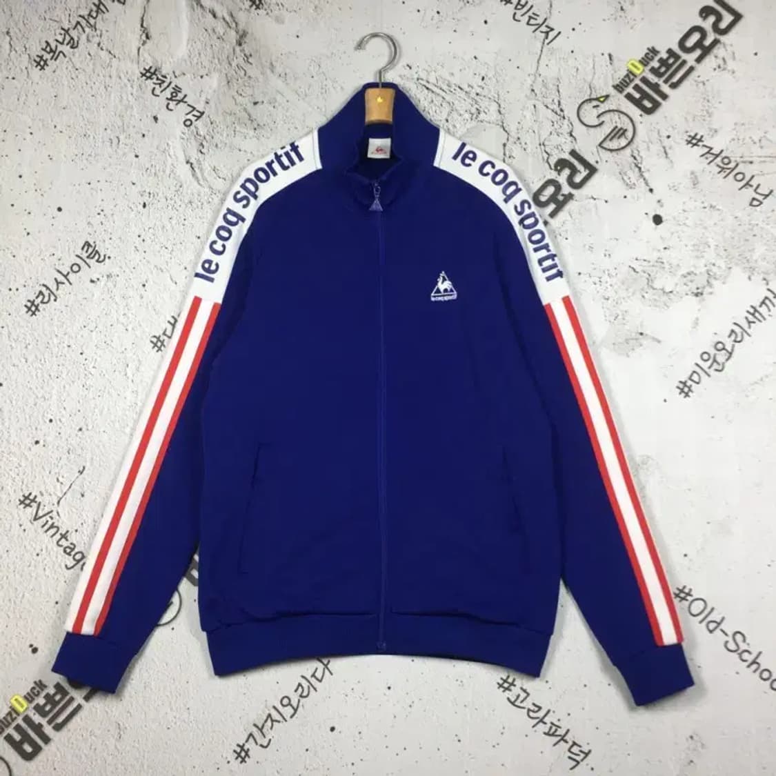 르꼬끄 사이드로고 트랙 져지 자켓 블루 95(M) 3100266 상품이미지1