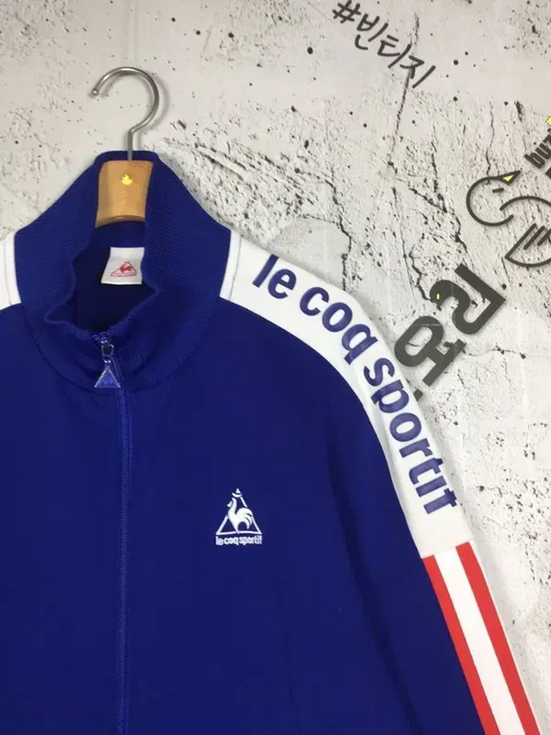 르꼬끄 사이드로고 트랙 져지 자켓 블루 95(M) 3100266 상품이미지4