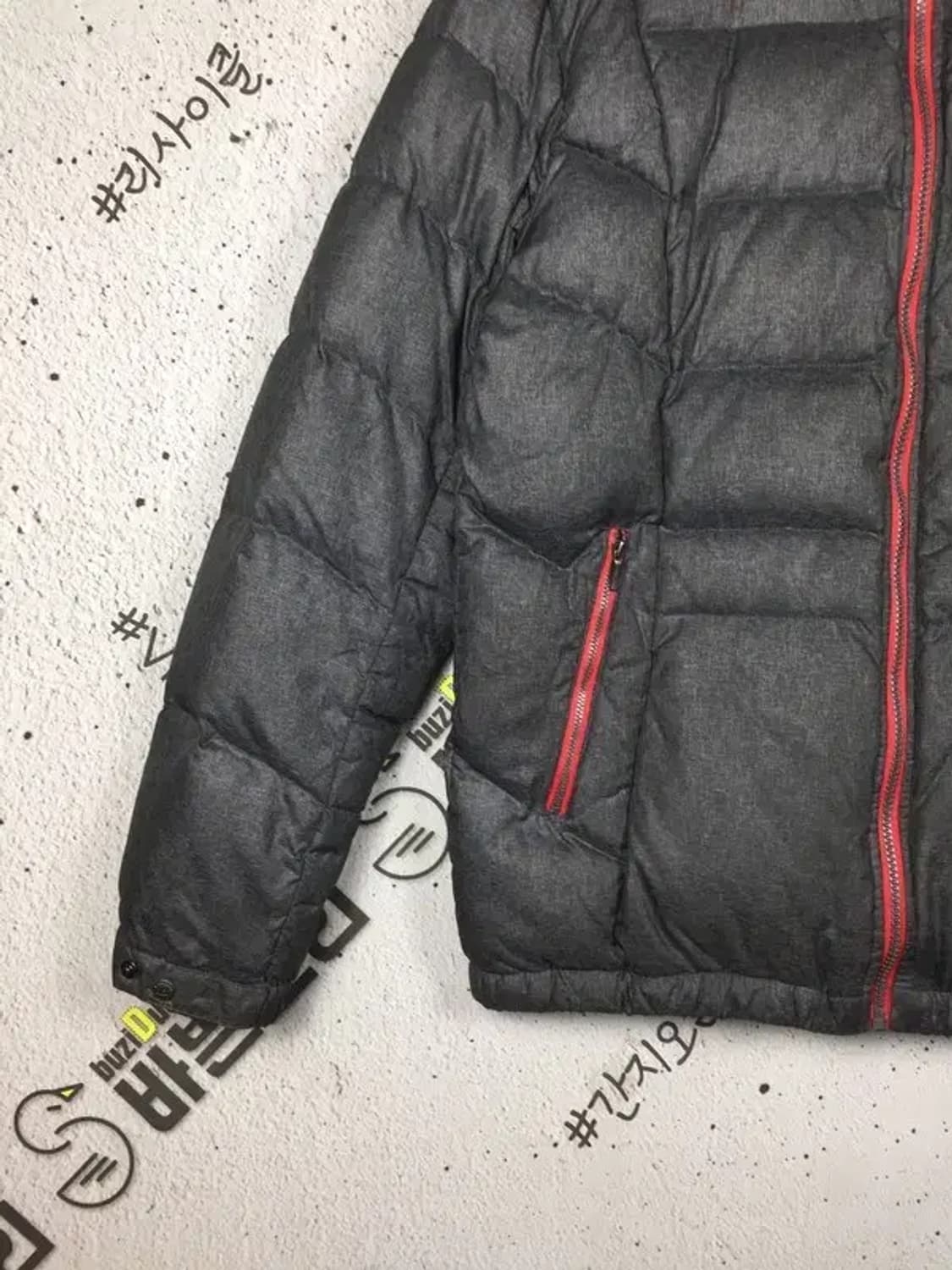 르꼬끄 구스다운 패딩 점퍼 그레이 L 3400194 상품이미지6