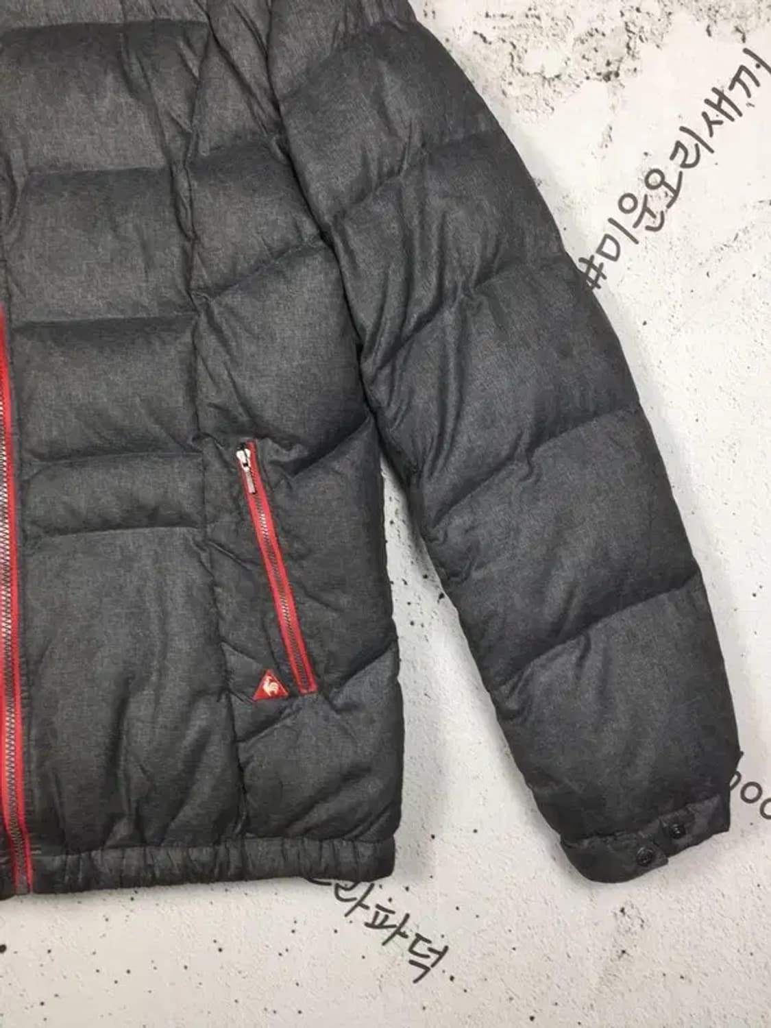 르꼬끄 구스다운 패딩 점퍼 그레이 L 3400194 상품이미지7