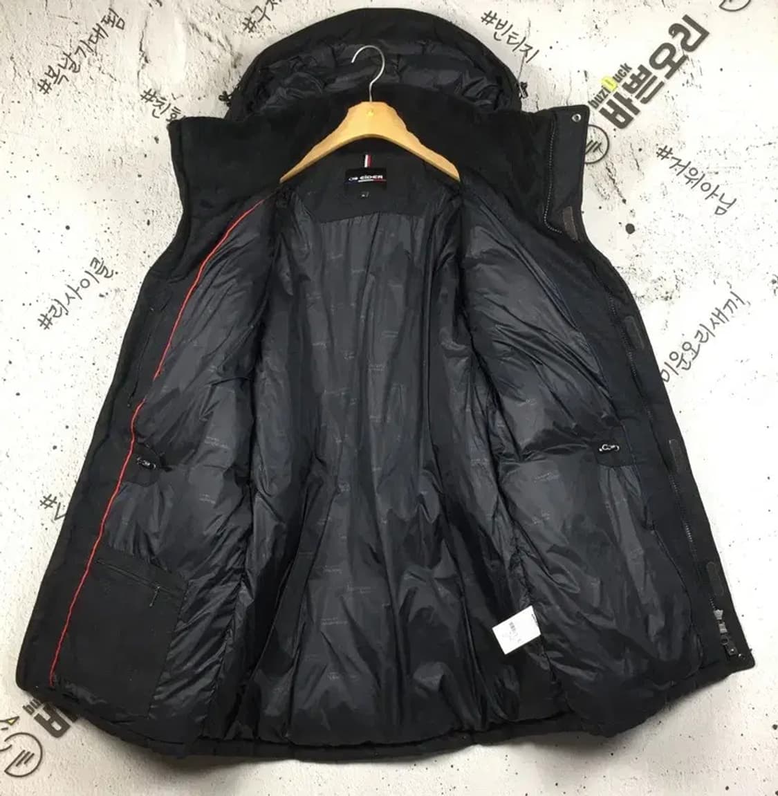 아이더 프리머스 알파 구스다운 패딩 점퍼 블랙 XL 3400196 상품이미지4