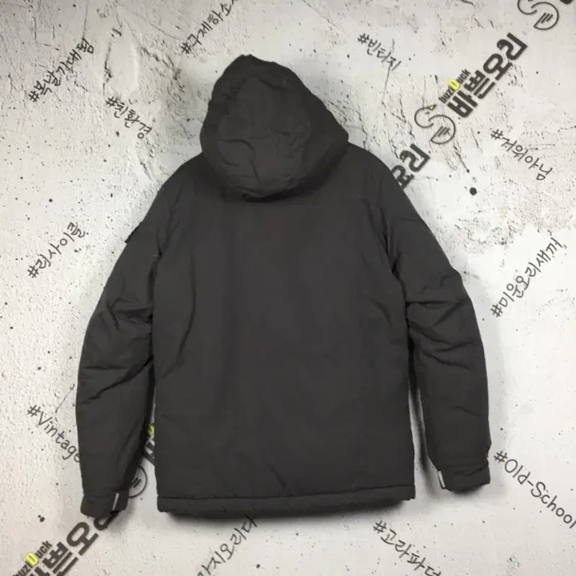 빈폴 여성 덕다운 숏 패딩 점퍼 빈티지 그레이 85 3400197 상품이미지2