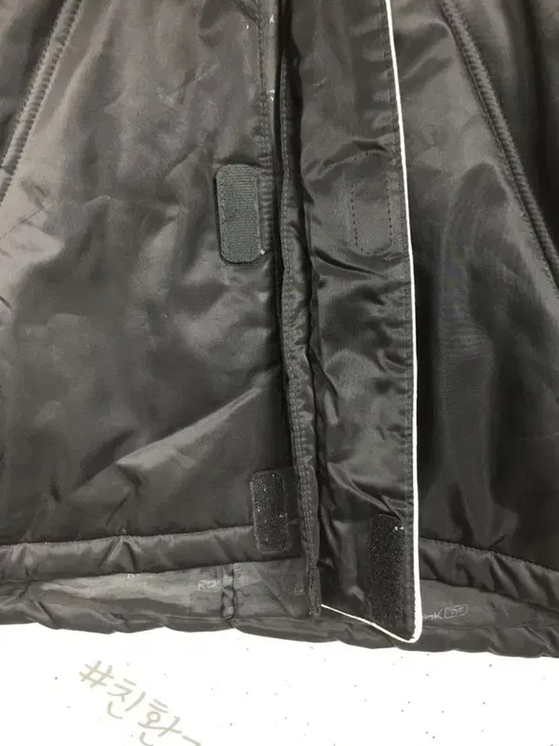 리복 올드스쿨 트레이닝 롱 패딩 블랙 100 3400198 상품이미지9