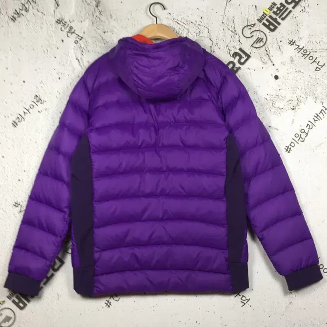 아디다스 덕다운 패딩 점퍼 오렌지 퍼플 110 3400202 상품이미지2
