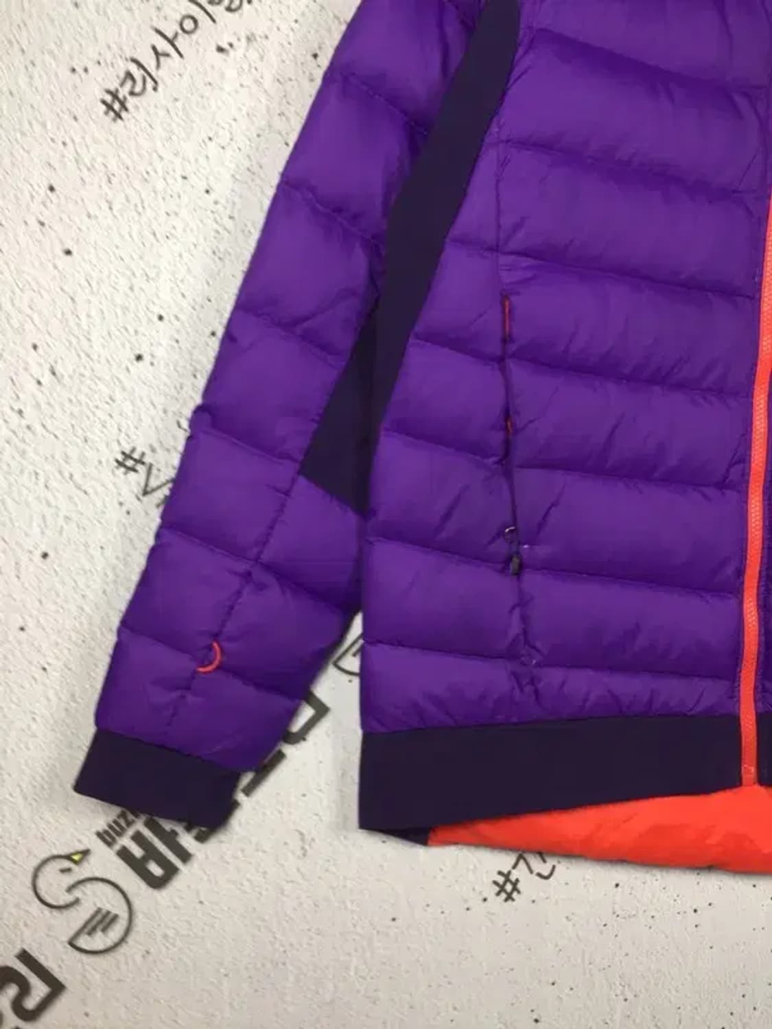 아디다스 덕다운 패딩 점퍼 오렌지 퍼플 110 3400202 상품이미지6