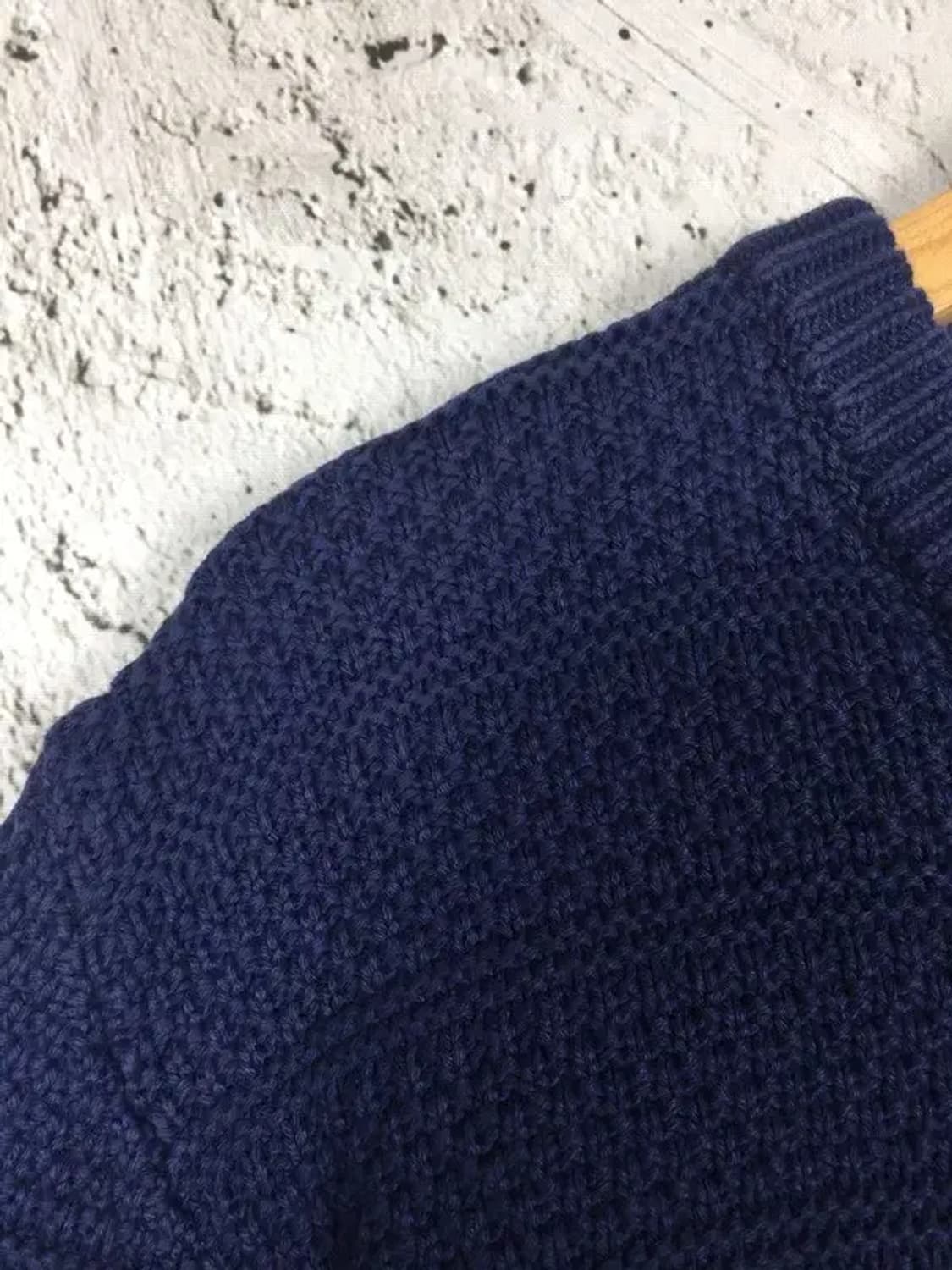 자라 맨 니트 스웨터 네이비 100 2400108 상품이미지5