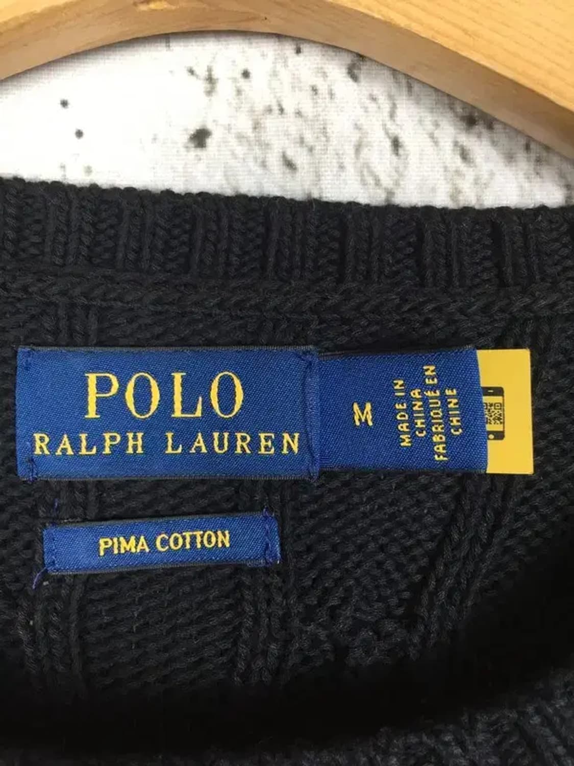 폴로랄프로렌 여성 라운드 케이블 니트 블랙 M 2400116 상품이미지7