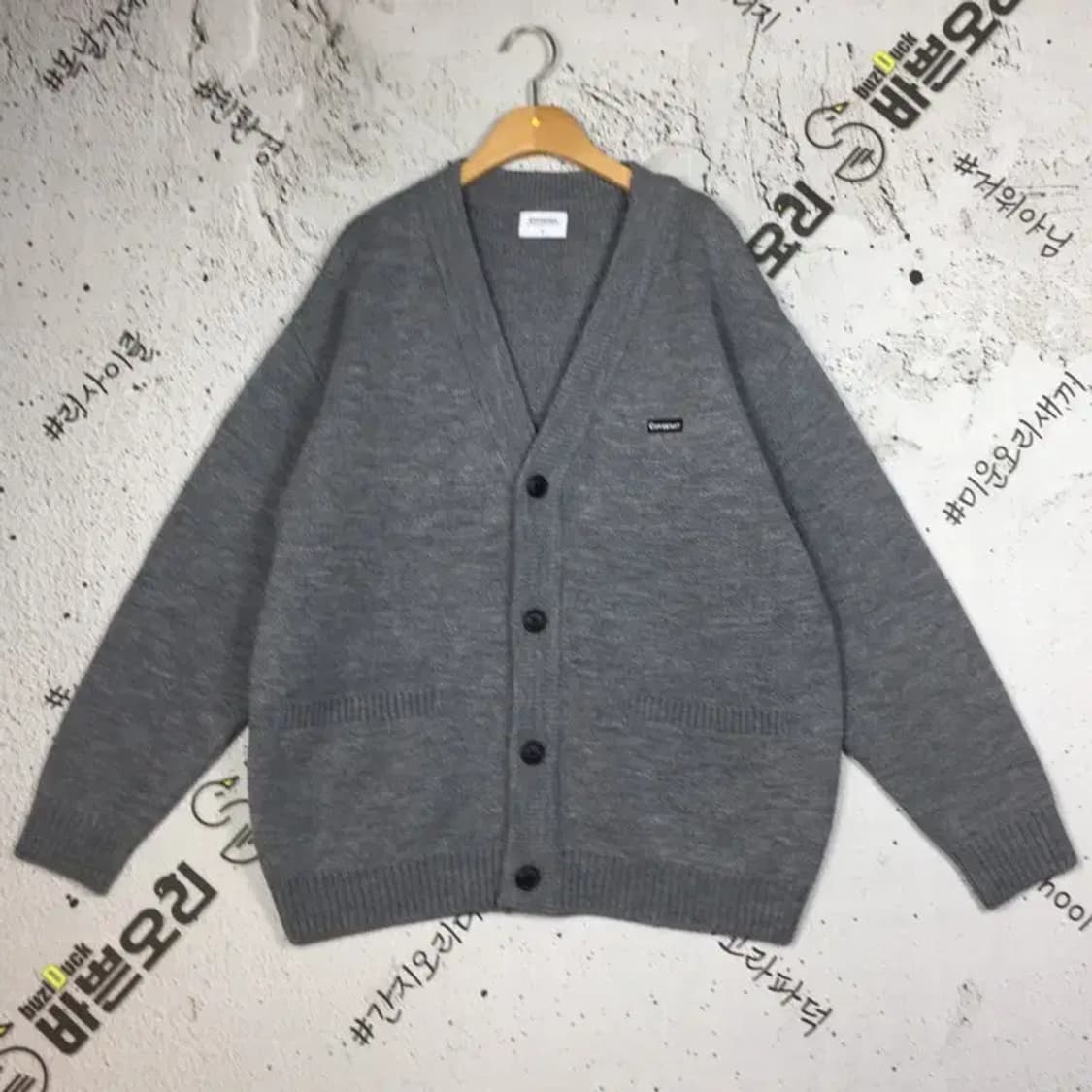 커버낫 도톰 가디건 그레이 M 2400118 상품이미지1