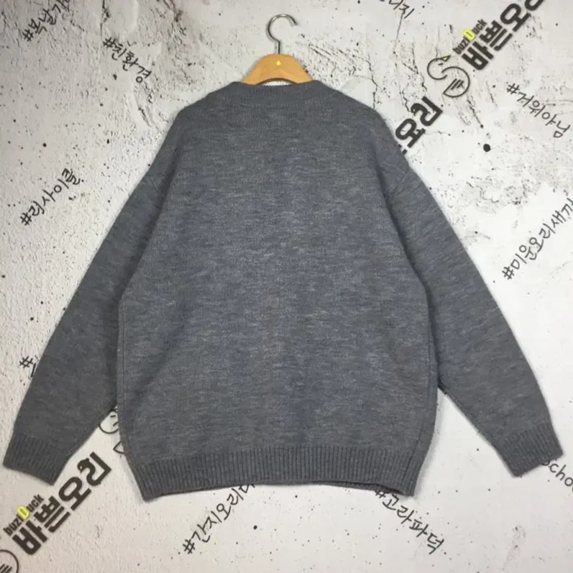 커버낫 도톰 가디건 그레이 M 2400118 상품이미지2