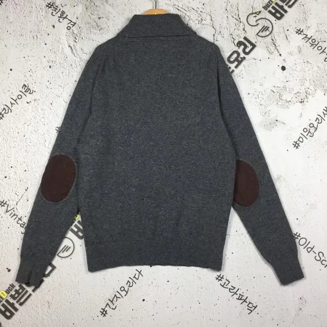 타미힐피거 숄카라 니트 그레이 L 2400112 상품이미지2