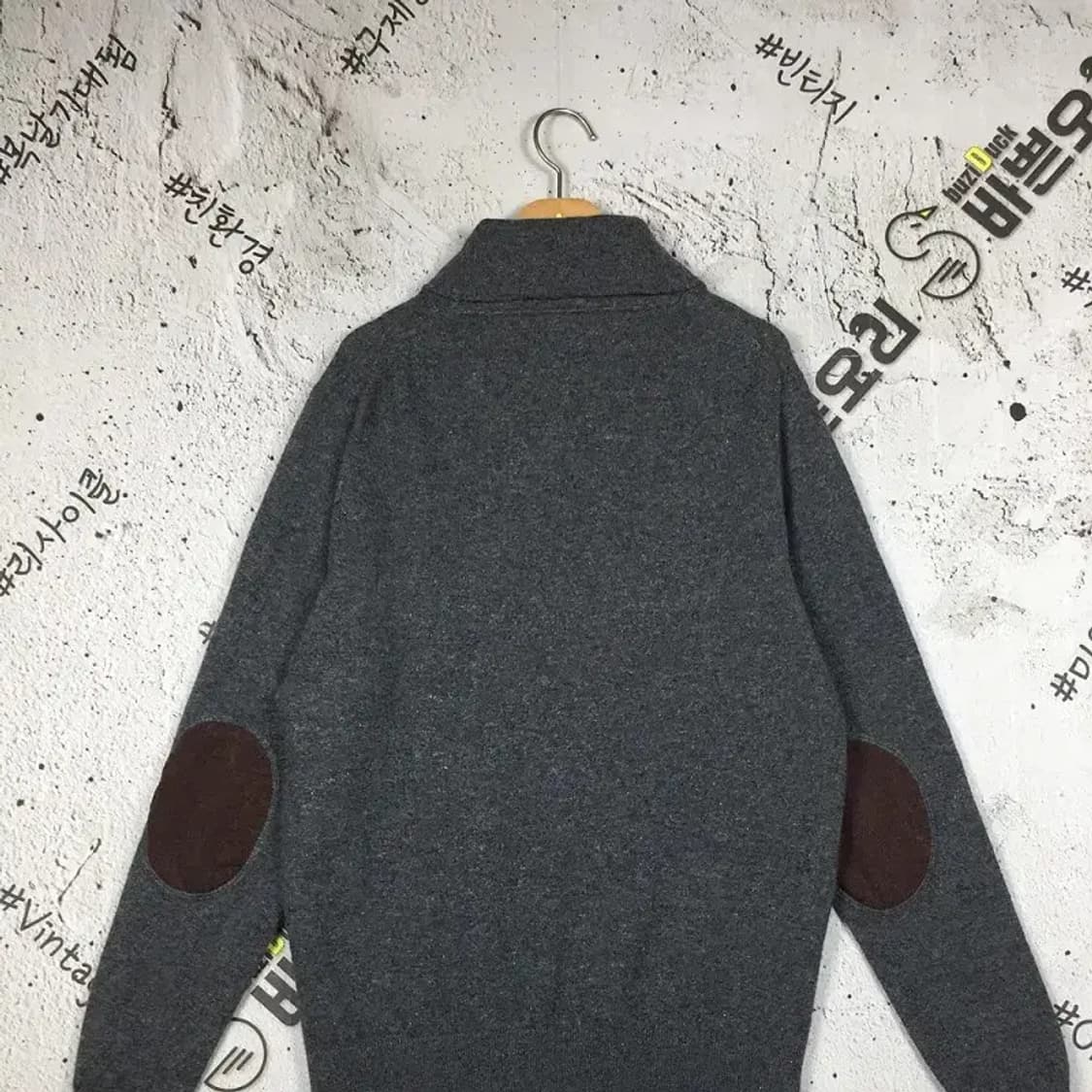 타미힐피거 숄카라 니트 그레이 L 2400112 상품이미지4