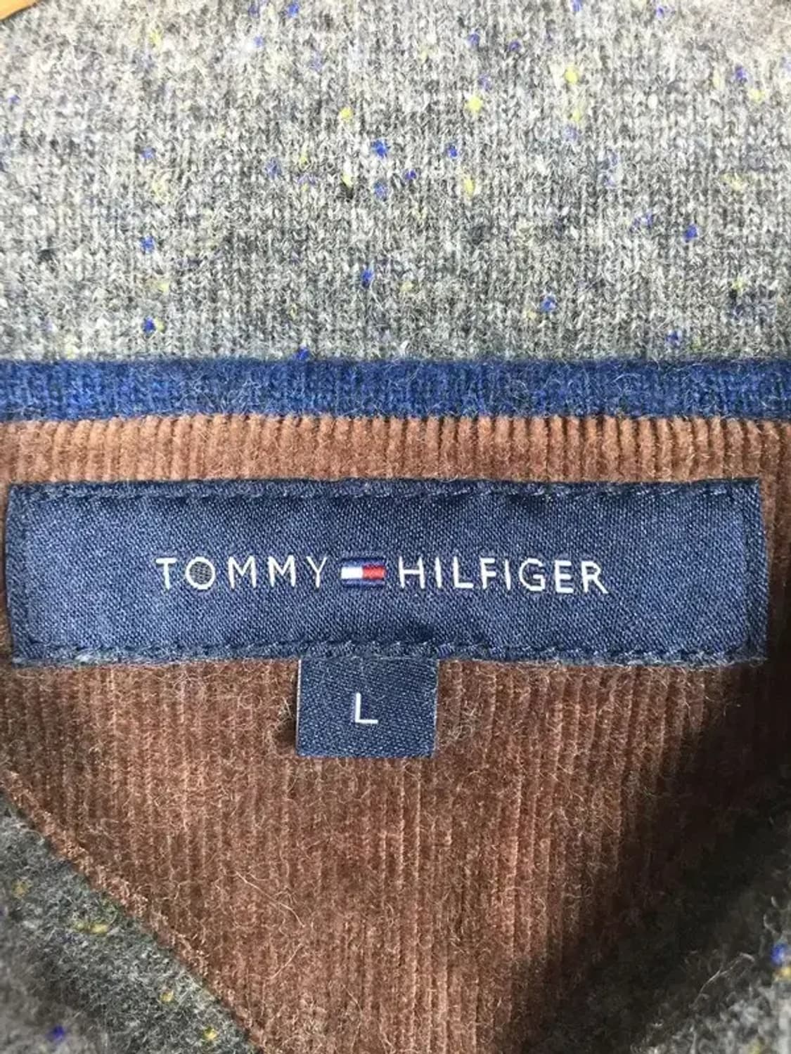 타미힐피거 숄카라 니트 그레이 L 2400112 상품이미지9