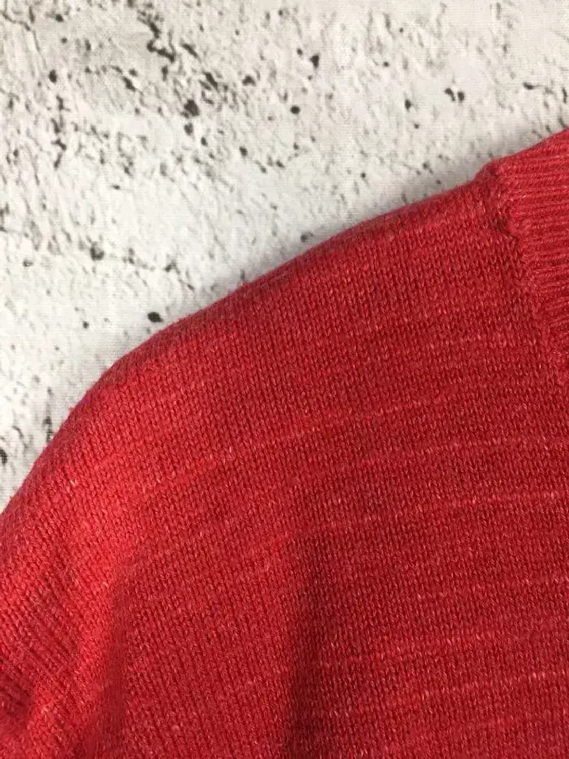 타미힐피거 이니셜 빅로고 니트 레드 L 2400113 상품이미지5