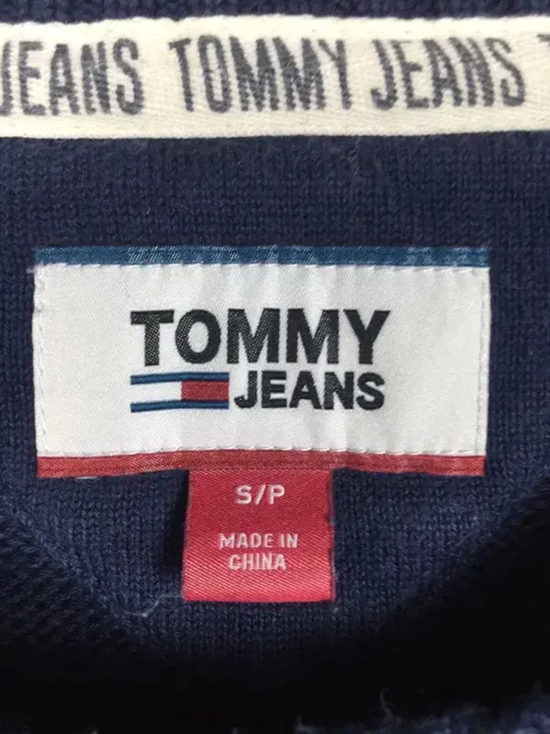 타미진스 아웃라인 테이핑 니트 빈티지 네이비 S 2400114 상품이미지8