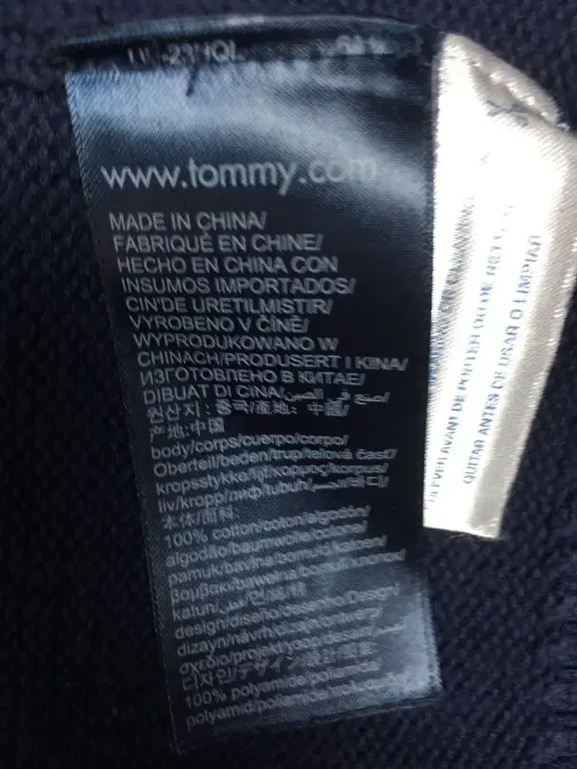 타미진스 아웃라인 테이핑 니트 빈티지 네이비 S 2400114 상품이미지9