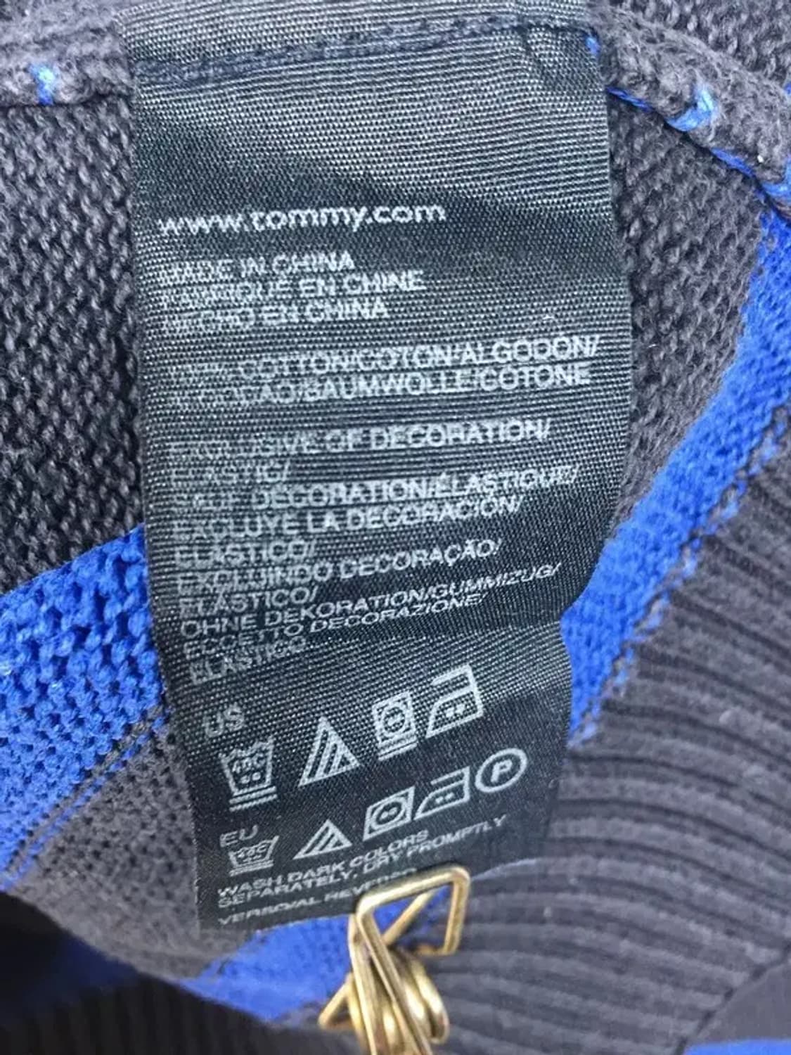 타미힐피거 캐주얼 스트라이프 니트 빈티지 블루 M 2400117 상품이미지8