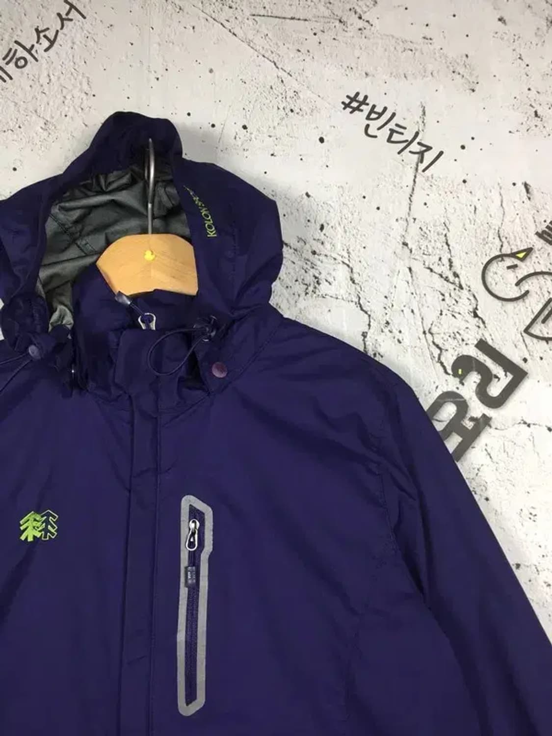 코오롱 여성 등산 고어텍스 바람막이 자켓 네이비 90 3800208 상품이미지4